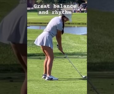 She’s got a good swing and look #golf #golftechnique #girlgolfers She's got a good swing and look #golf #golftechnique #girlgolfers