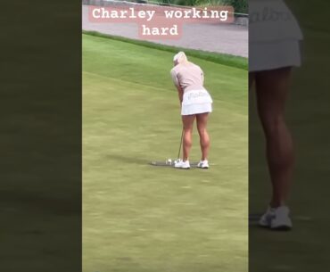 Putting in the work. Great to see her. #golf #golftechnique #womensgolfday #ladygolfer