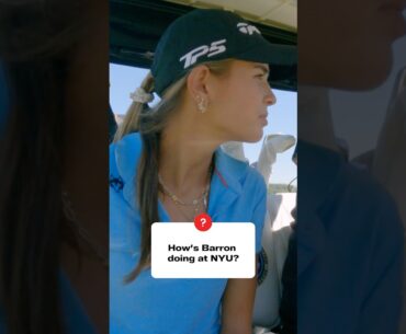 How’s Barron doing at NYU? #trump #golf #shorts