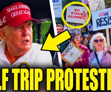 Trump DIES INSIDE As MASSIVE Protests BLOWS UP Golf Trip! Trump DIES INSIDE As MASSIVE Protests BLOWS UP Golf Trip!