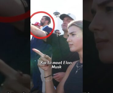 Why did Trump only bring Kai to meet Musk#celebrity #youtubeshorts #shorts #shortsvideo #kaitrump