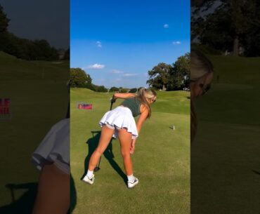 Amazing Golf Swing you need to see | Golf Girl awesome swing | Golf shorts | Jeni Brooke