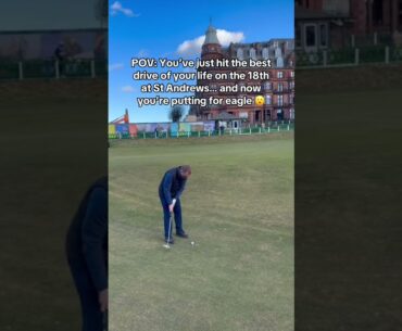 Golfers dream comes true at St Andrews 🏴󠁧󠁢󠁳󠁣󠁴󠁿 #golfers