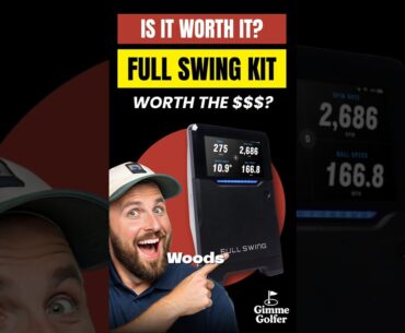 Tiger Woods’ Launch Monitor ⛳ | Full Swing KIT Review 2025  #golfgear #golf  #golfsimulator