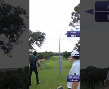 376-YARD, 193 MPH drive 🤯