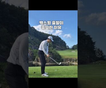백스윙 출발에서 다운스윙은 결정납니다 #골프레슨 #shorts