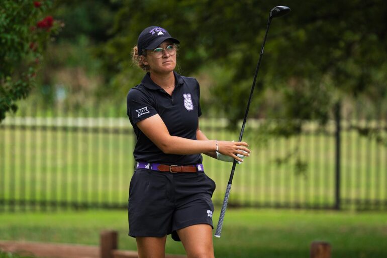 Barroso Sá Records Hole in One at Jim West Challenge Texas State University Logo