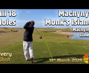 18 Holes at Machynys Monk's Island Resort. Every shot golf vlog from a Jack Nicklaus designed course