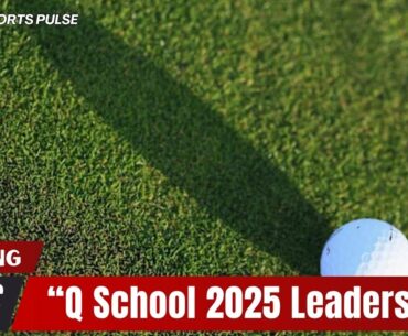 ⛳ PGA Tour Q School 2025: First Stage Results & Leaders । USA Sports Pulse