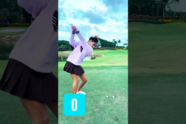 Gabby Golf Girl-100 yard approach Gabby Golf Girl-100 yard approach