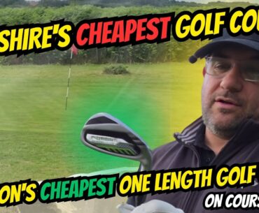 Forgan St Andrews ONE LENGTH clubs, Amazon's CHEAPEST 1 length irons on Yorkshire's cheapest course.