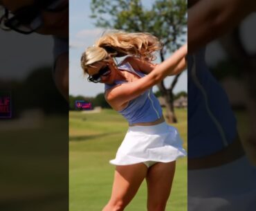 Amazing Golf Swing you need to see | Golf Girl awesome swing | Golf shorts | Jeni Brooke