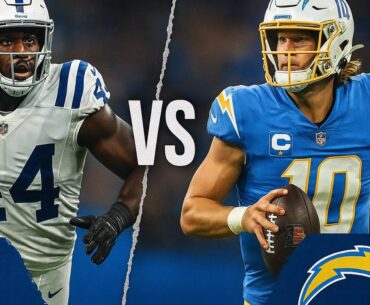 Indianapolis Colts vs Los Angeles Chargers LIVE REACTION