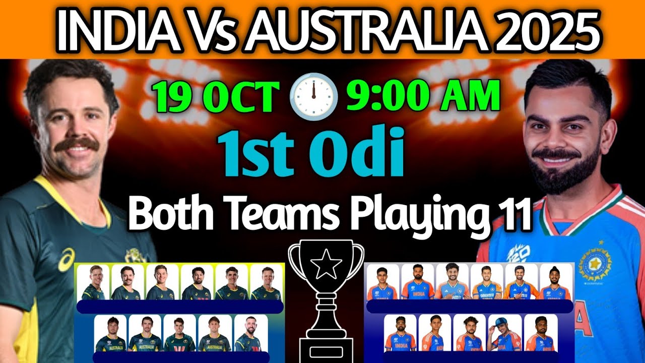 🇮🇳 India vs Australia 1st ODI 2025 | Both Teams Confirm Playing 11 | Head to Head | Playtime Viral 🇮🇳 India vs Australia 1st ODI 2025 | Both Teams Confirm Playing 11 | Head to Head | Playtime Viral