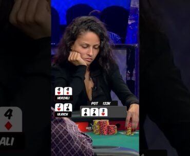 he says her poker hand DOESN'T MAKE SENSE! 🤷🏻 #shorts #poker