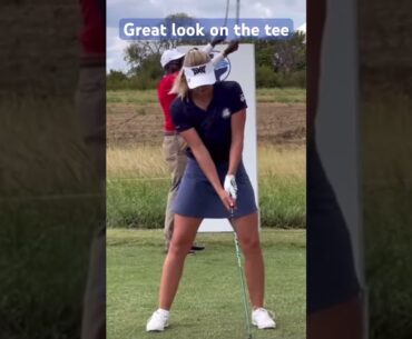 Playing in the wind. #golfswing #girlgolfers #golftechnique Playing in the wind. #golfswing #girlgolfers #golftechnique