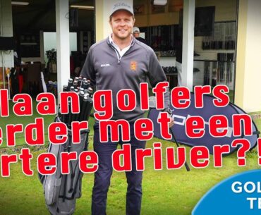 Test: slaan golfers verder met een kortere driver?! Test: slaan golfers verder met een kortere driver?!