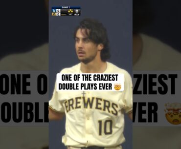 Dropped the catch but got a double play 😮