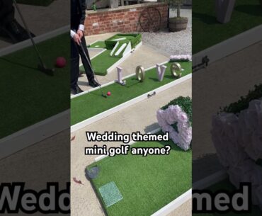 Wedding themed mini golf anyone? With our wedding entertainment you are guaranteed the best wedding!