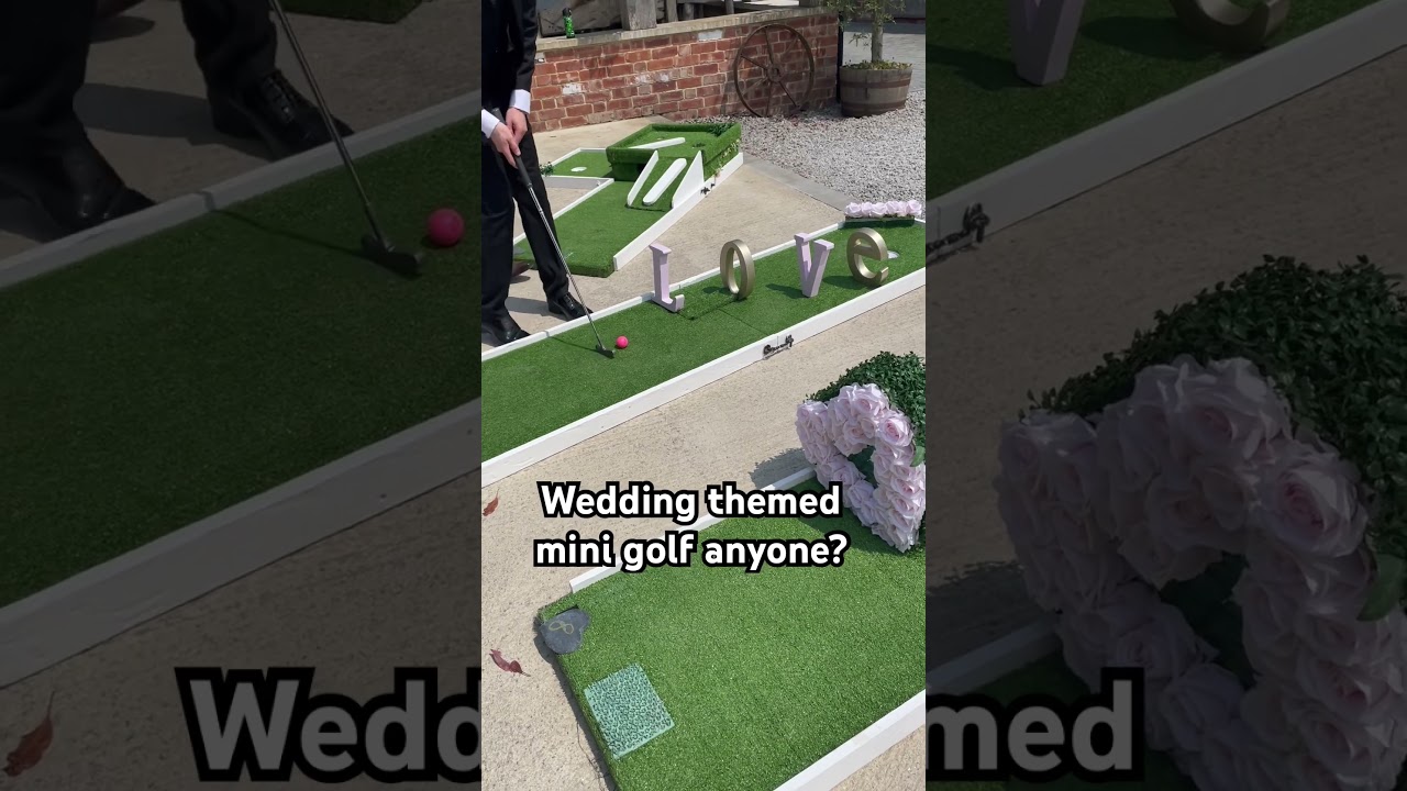 Wedding themed mini golf anyone? With our wedding entertainment you are guaranteed the best wedding! Wedding themed mini golf anyone? With our wedding entertainment you are guaranteed the best wedding!
