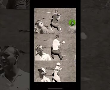 Jack Nicklaus, Gary Player & Arnold Palmer Slow Motion Driver Swings 💠