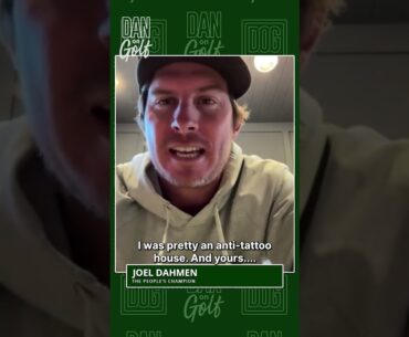 Joel Dahmen is NOT a fan of Dan’s tattoos 😂😂😂