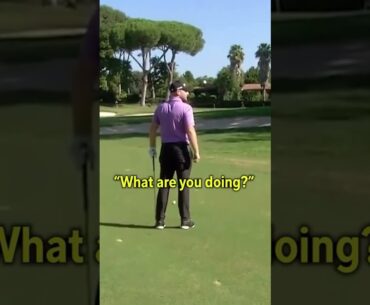 Tyrrell Hatton’s fiancée slamming a porta potty door in his backswing will always be funny 🤣🚽 Tyrrell Hatton’s fiancée slamming a porta potty door in his backswing will always be funny 🤣🚽