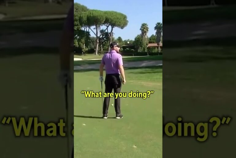 Tyrrell Hatton’s fiancée slamming a porta potty door in his backswing will always be funny 🤣🚽 Tyrrell Hatton’s fiancée slamming a porta potty door in his backswing will always be funny 🤣🚽