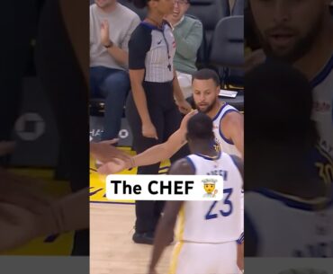 Curry’s first shot is a 4-PT PLAY!