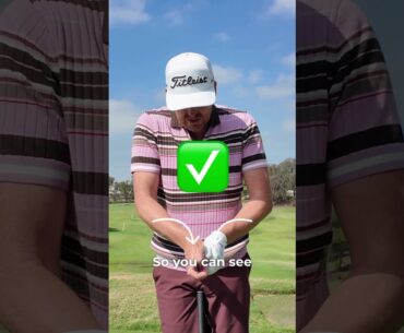 Build The Perfect Grip! #golfswing #golftips