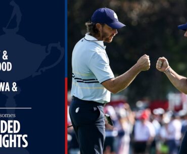 McIlroy/Fleetwood vs Morikawa/English Extended Highlights | Friday Foursomes | 2025 Ryder Cup