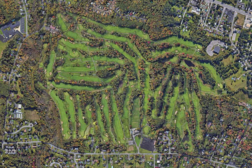 Stitched 100+ Google Earth shots of my home course