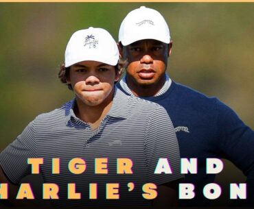 Watch- Tiger Woods And Charlie’s Unbelievable Father–Son Moment
