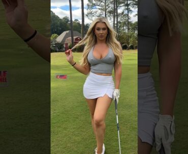 Amazing Golf Swing you need to see | Golf Girl awesome swing | Golf shorts | Kaelee Rene
