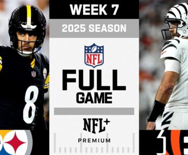 Rodgers vs. Flacco! Pittsburgh Steelers vs. Cincinnati Bengals FULL GAME | NFL 2025 Season Week 7 Rodgers vs. Flacco! Pittsburgh Steelers vs. Cincinnati Bengals FULL GAME | NFL 2025 Season Week 7