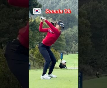 This 17-year-old is a name we should remember‼️　🇰🇷Soomin Oh❤️　#lpga #bmwladieschampionship