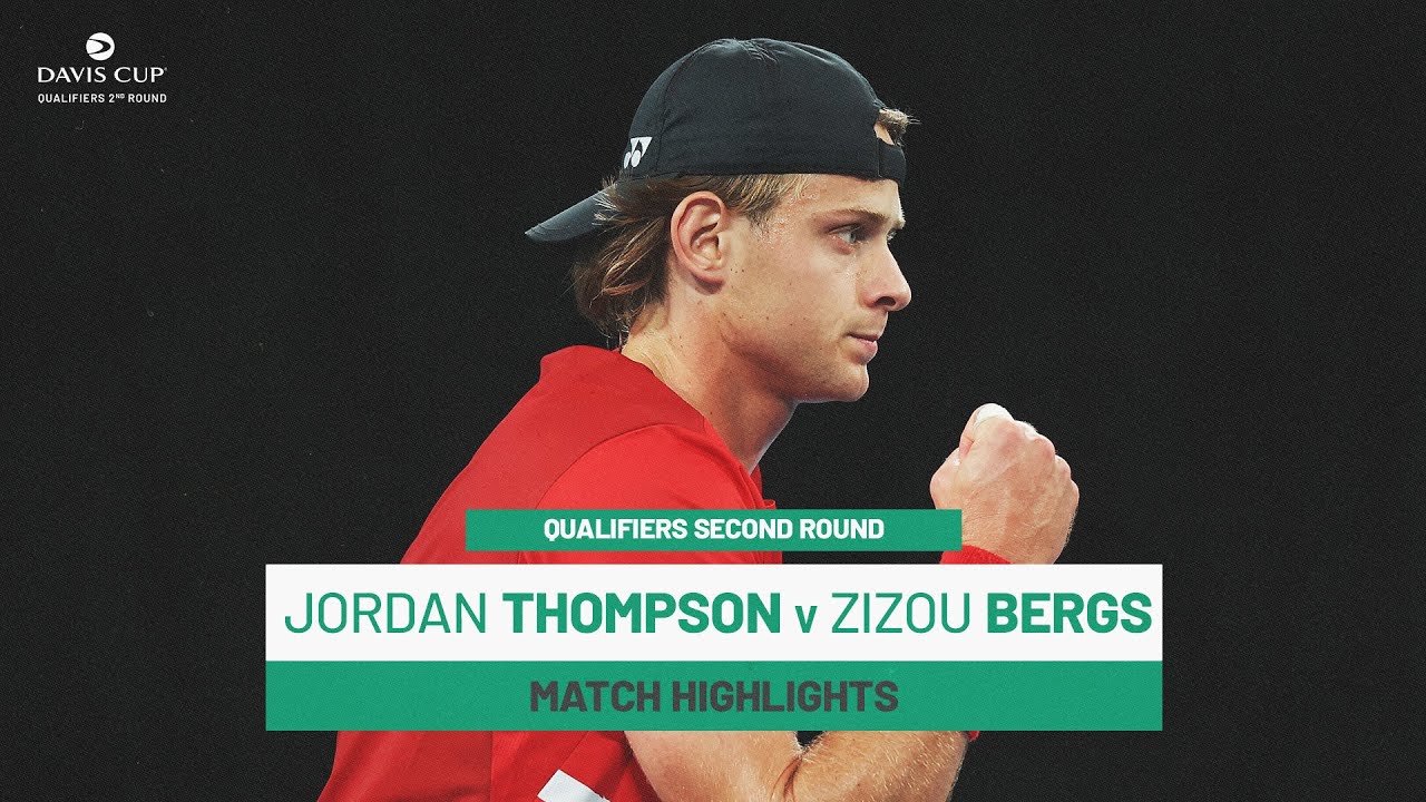 Jordan Thompson v Zizou Bergs | Australia v Belgium | 2025 Davis Cup Qualifiers 2R Match Highlights Jordan Thompson v Zizou Bergs | Australia v Belgium | 2025 Davis Cup Qualifiers 2R Match Highlights