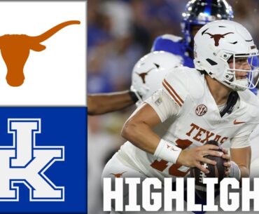 Texas Longhorns vs. Kentucky Wildcats | Full Game Highlights | ESPN College Football Texas Longhorns vs. Kentucky Wildcats | Full Game Highlights | ESPN College Football