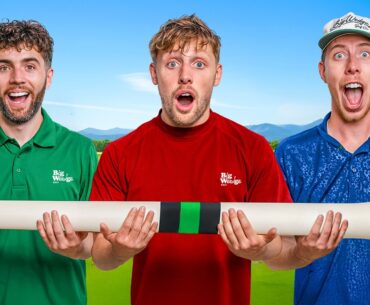 BIG WEDGE TEE FLIP GOLF CHALLENGE!