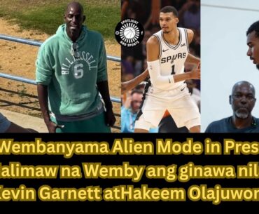 Halimaw na Wemby ang ginawa nila Kevin Garnett at Hakeem Olajuwon. Halimaw na Wemby ang ginawa nila Kevin Garnett at Hakeem Olajuwon.