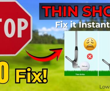 Stop THIN IRON Shots Fast! ($10 Golf Fix That Actually Works)