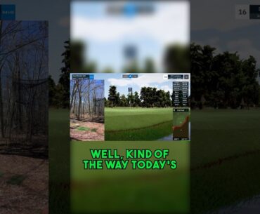 Navigating a Tough Shot with Garmin Approach R10: Precision and Strategy in Action #shorts