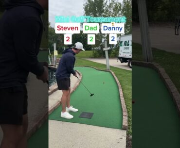 Year 3 Season 1 Mini Golf Tournament #2 (Hole 2) Top 2 advance to 1v1 match #golf #minigolf #viral