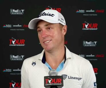 Justin Thomas “I Would Pick Keegan” Tour Championship Post Round Press Conference