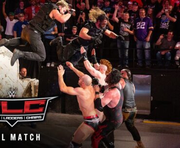 FULL MATCH: Shield & Angle vs. Strowman, Kane, Miz & Bar — 3-on-5 Handicap TLC Match: WWE TLC 2017