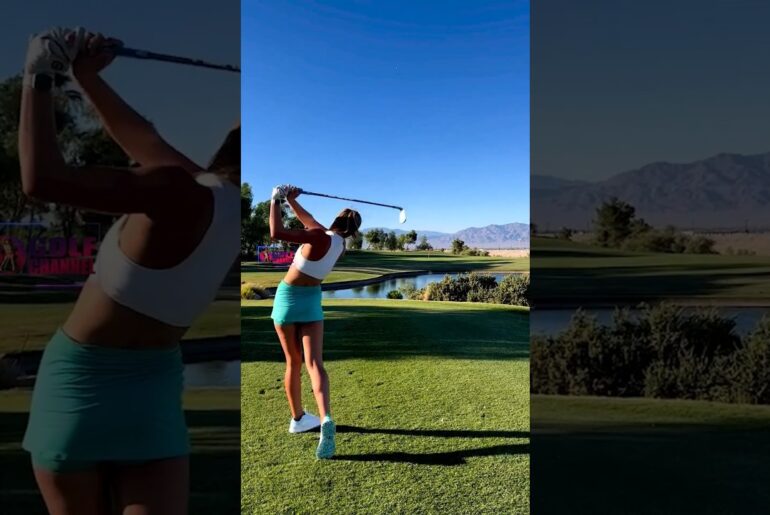 Amazing Golf Swing you need to see | Golf Girl awesome swing | Golf shorts | Addison Farley Amazing Golf Swing you need to see | Golf Girl awesome swing | Golf shorts | Addison Farley