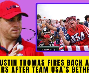 Justin Thomas Hits Back at Critics After Team USA’s Heartbreaking Ryder Cup Defeat