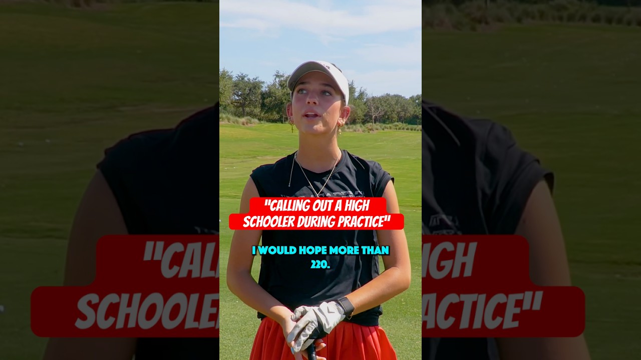 Calling out a high school golfer girl… #golf #golfswing #golftips Calling out a high school golfer girl... #golf #golfswing #golftips