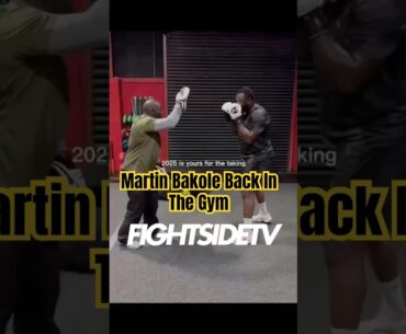 Martin Bakole Back In The Gym Training #boxing #boxingtraining #boxingworkout