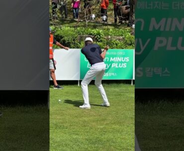 Jed MORGAN 프로의 드라이버 헤드 잔상궤적 #golfswing #koreagolf #골프스타 #골프스윙